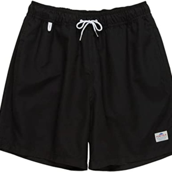 NWT Men's Penfield Swim Shorts in Black With Pockets and Netting - Picture 1 of 1